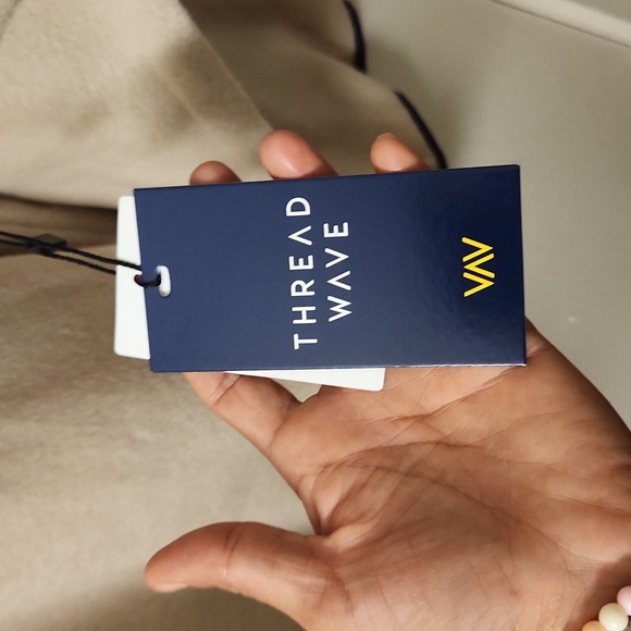 Thread Wave size L  Oatmeal button placket - Picture 5 of 7